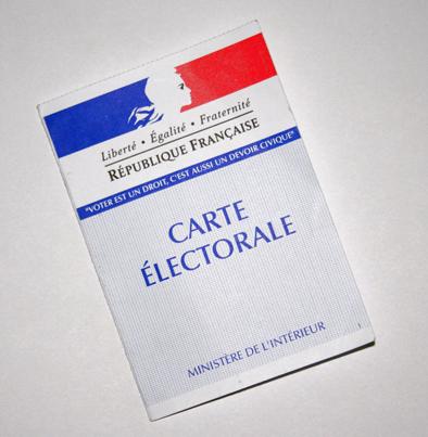 carte electorale