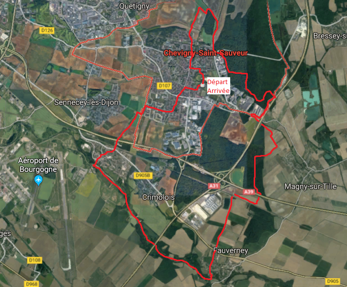 velo parcours 19 mai 2019